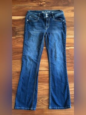 WallFlower Luscious Curvy Fit Bootcut Stretchy Jeans Blue Size‎ 9 Reg